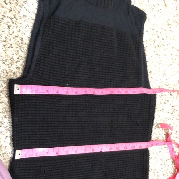 Helmut Lang for Intermix Sweater Dress Sweaterdress Size Small Black Turtleneck - Picture 10 of 14